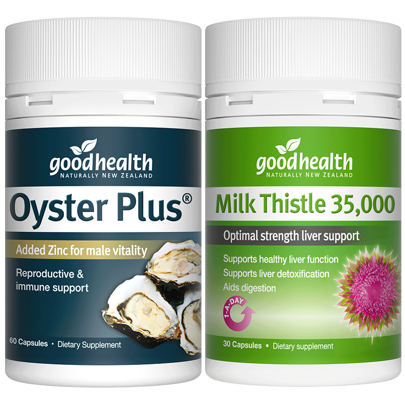 goodhealth牡蛎精奶蓟草组合