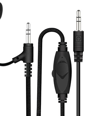 电脑连接耳机3.5mm带麦音频线