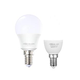 雷士照明螺纹灯泡e14小螺口节能灯小头超亮家用吊灯led光源蜡烛灯