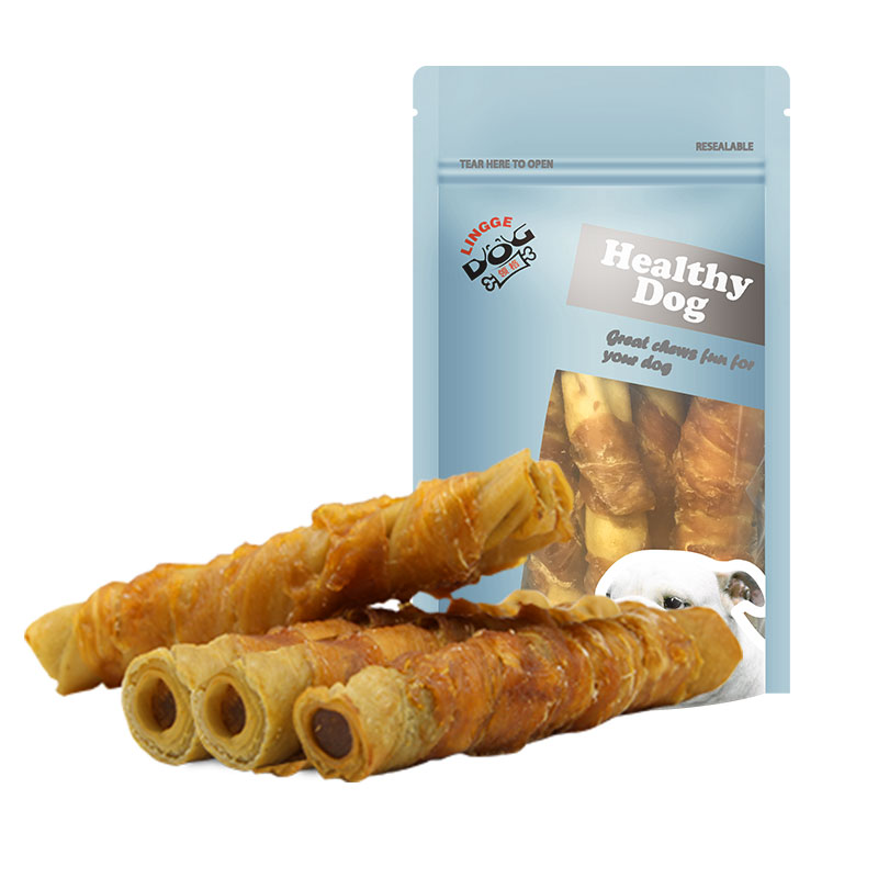 狗狗磨牙棒耐咬猪皮洁齿狗咬胶大型犬金毛幼犬宠物用品领格狗零食