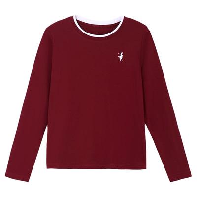 长袖t恤女士打底衫秋冬加绒加厚