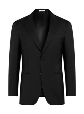 Suitsupply黑色羊毛西装外套