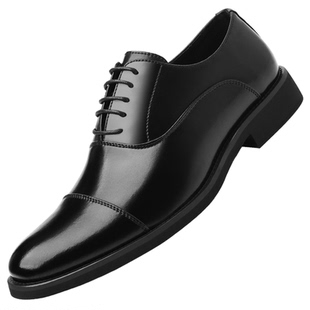 青年商务正装大码职场男鞋新郎结婚订婚礼高级感黑色男士西装皮鞋