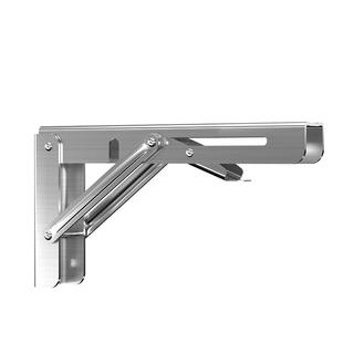 304不锈钢折叠三角支架墙上置物架活动伸缩隔板支撑托架直角支架