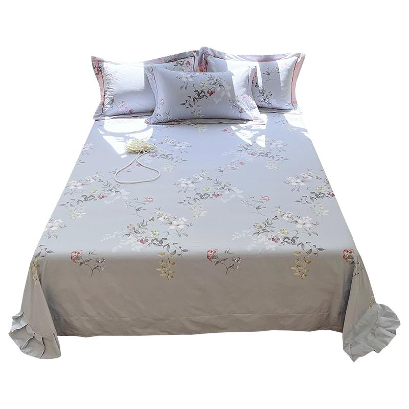 纯棉床单单件100%全棉2025新款单双人四季通用被单学生宿舍三件套