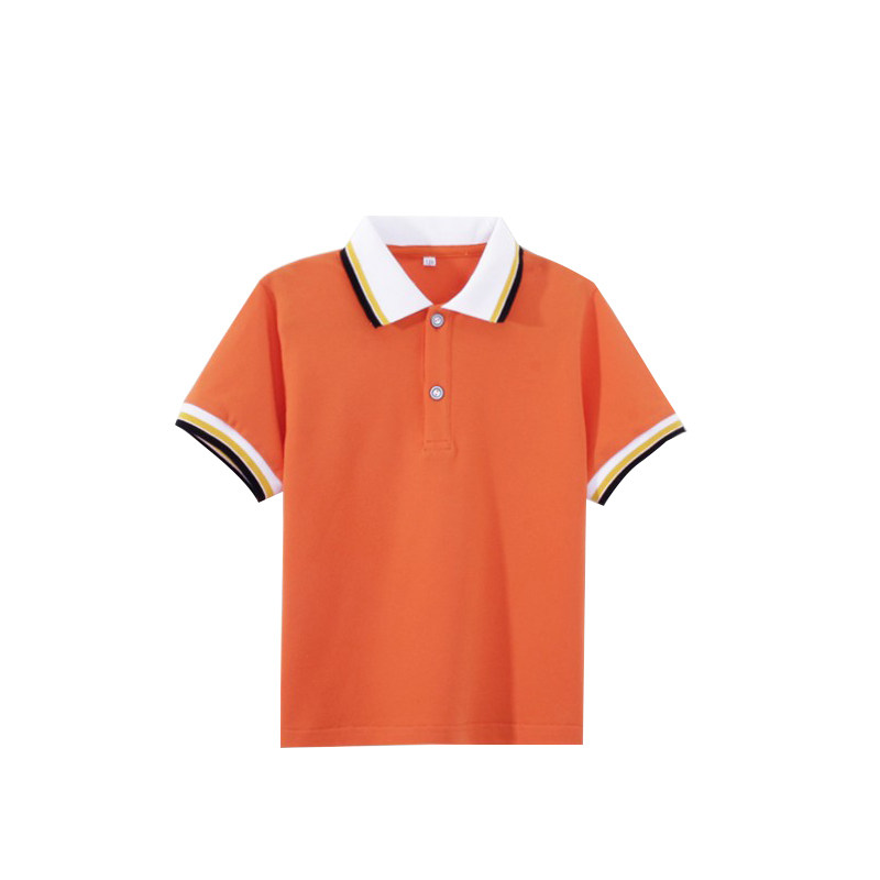 男童短袖polo小学生毕业班校服