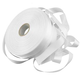 丝绸缎带25 30 35 mm*200m空白条码打印洗水成份唛麦头水洗标签布