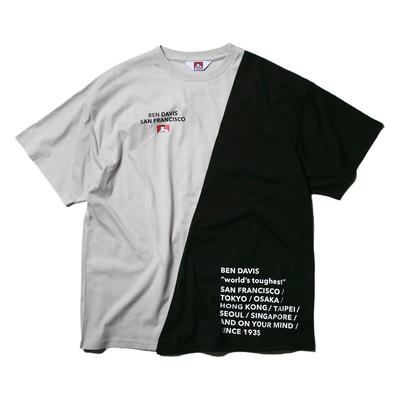 BenDavis拼接色短袖T恤