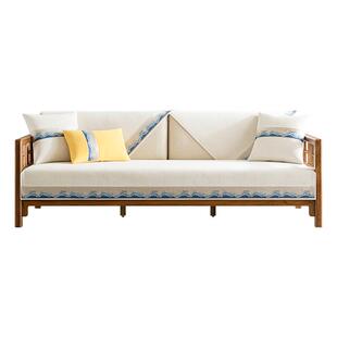 实木沙发垫四季通用简约防滑垫子套罩巾新中式红木沙发坐垫盖布