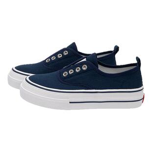 环球老北京帆布鞋女款2025新款夏季一脚蹬鞋子女百搭厚底学生女鞋