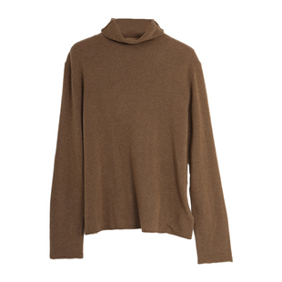 西町村屋针织衫女装秋冬法式浪漫简约半高领羊绒打底衫AD8112170