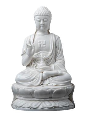 戴玉堂苏友德陶瓷摆件《药师琉璃光如来像》佛像供奉家用药师佛