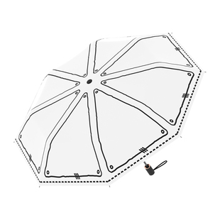 二次元漫画动漫伞女晴雨两用防晒防紫外线太阳伞高颜值全自动雨伞