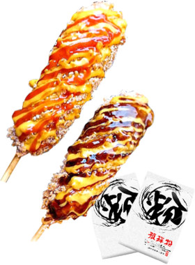 诺甜韩式油炸热狗芝士拉丝商用
