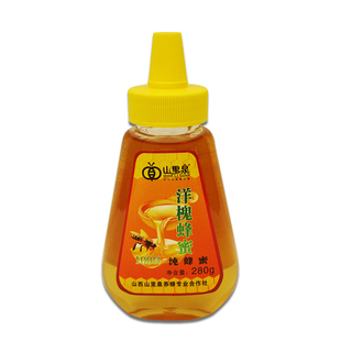 山里泉槐花蜂蜜280g山西晋城泽州特产太行深山农家自产槐花蜜挤压