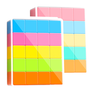 磁性正方体教具磁力立体图形几何体模型小学5五年级下册数学2cm小方块儿童观察积木立方体六面磁吸长方体学具