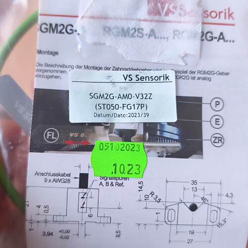 【请询价】全新VS Sensorik主轴编码器 SGM2G-AM0-V