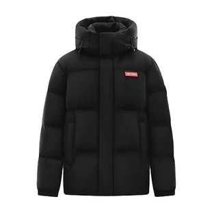 【孙颖莎同款】【时空道宇系列】鸭鸭羽绒服男女2025短款连帽外套