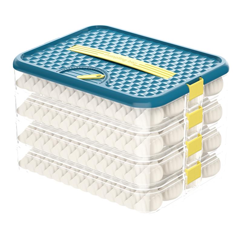 冰箱饺子盒食品级冷冻专用密封保鲜盒水饺馄饨速冻家用厨房收纳盒