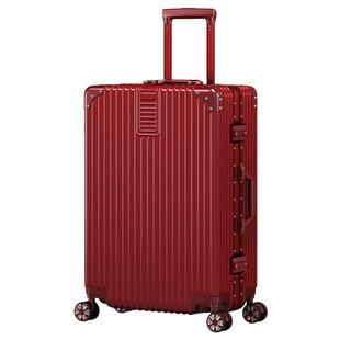 行李箱结婚陪嫁箱红色拉杆箱女皮箱子婚礼用密码新娘嫁妆箱旅行箱