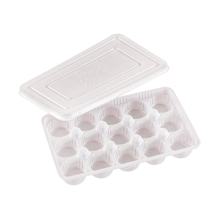 一次性馄饨盒云吞小笼包子盒抄手混沌外卖食品级冷冻塑料打包装盒