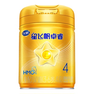 保价】飞鹤星飞帆卓睿4段3-6岁儿童乳铁蛋白配方奶粉四段750g官方