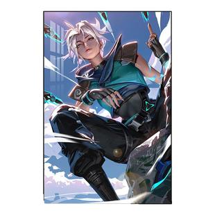 无畏契约瓦罗兰特挂画电竞酒店墙面装饰游戏电竞房网咖包间装饰画