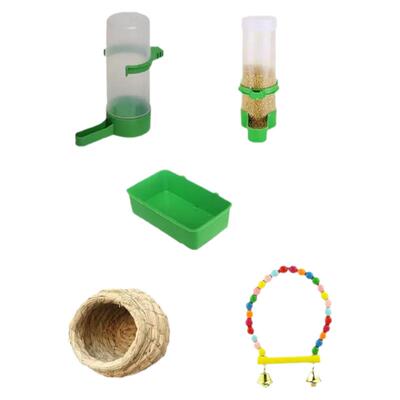 鸟用鸟笼配件吊环玄风虎皮鹦鹉用品玩具彩色秋千云梯套餐