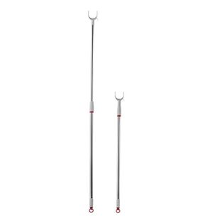 晾衣杆不锈钢伸缩阳台家用晒衣杆宿舍撑衣杆衣丫叉晾衣服叉挂衣杆