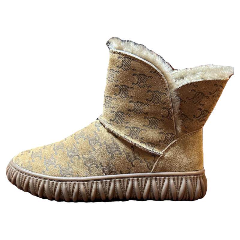 加厚保暖羊皮毛一体过冬雪地靴