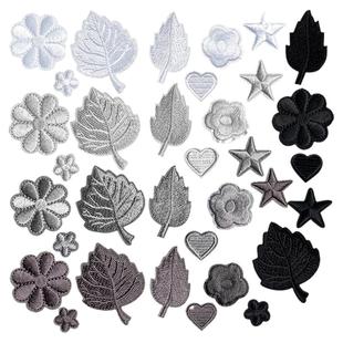 棉袄高级感黑色羽绒服补丁贴高端修补无痕补衣服破洞贴手缝款w