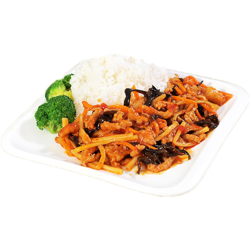 烹小仙鱼香肉丝盖饭商用半成品