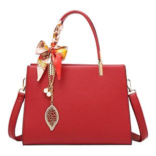 红色包包女2024新款妈妈结婚包高级感轻奢大气婆婆手提包斜挎包女