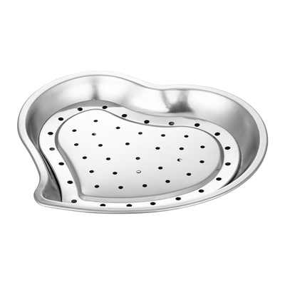 304创意饺子盘双层沥水沥油果盘