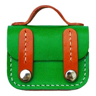 两针一线适用苹果耳机保护壳airpodspro2代3代英伦邮差风保护套苹果airpods4真皮高级感耳机包手机挂绳可斜挎