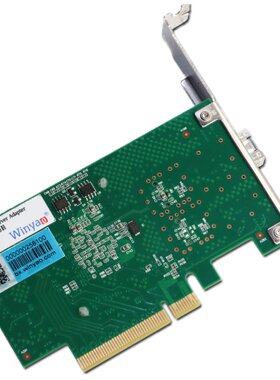 Winyao E599F1 PCI-E X8 服务器万兆光纤网卡82599 X520-DA1 X520-DA2