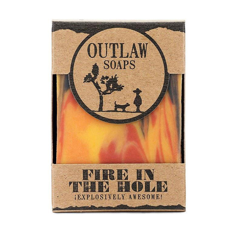 Outlaw Soaps- Fire in the Hole 炮弹的味道 雄性阳刚男士沐浴皂