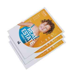 宣传单页印刷制作订制彩页广告单双面dm视觉艺术设计海报作品展示