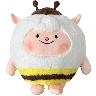 蛋崽排对公仔蜜蜂东东羊山竹派羊玩偶东东羊毛绒玩具儿童抱枕礼物