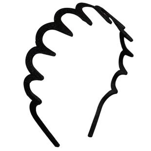 黑色丝绒发捆头发发箍女2025新款带齿防滑发窟碎发头箍高颅顶发卡