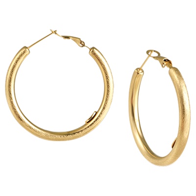 【刘亦菲同款】RC Retro Chic意大利复古时尚首饰  金丝耳圈中号