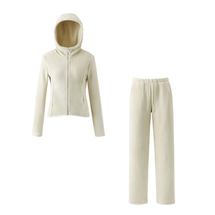 依凡芙休闲加绒卫衣套装洋气时尚减龄2026超火一整套穿搭