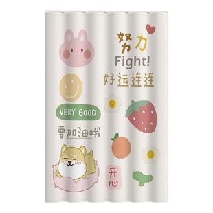 卫生间窗帘浴室免打孔安装遮挡帘子防水防走光厕所小窗户防窥专用