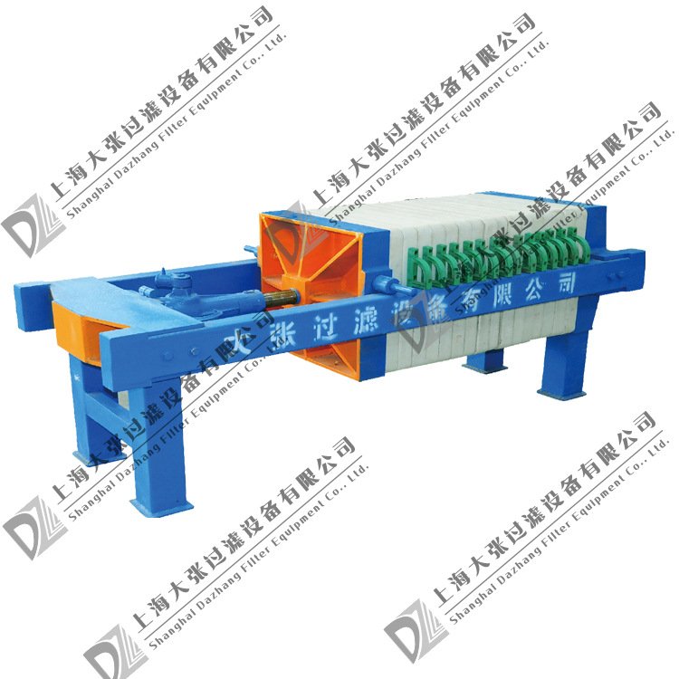 厢式压滤机小型高效千斤顶压紧液压全自动过滤设备全国保修高压板