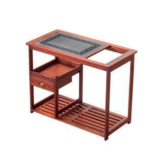 客厅沙发边几实木边柜移动茶台烧水一体茶水柜新中式茶桌家用茶车