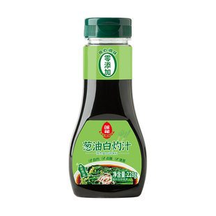 莲花0添加葱油白灼汁228g家用 凉拌菜汁调味料清蒸鱼虾官方旗舰店