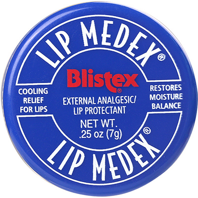 美国blistex碧唇无色小蓝罐