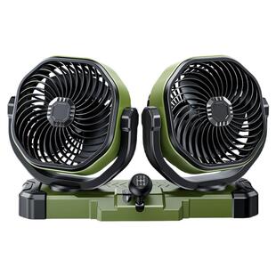 车载电风扇大货车专用24v12伏强力汽车用双头制冷静音2026新款usb