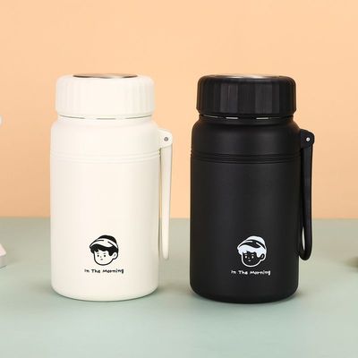 316不锈钢绚小青保温杯杯大容量手提带水壶户外运动茶漏礼品真空