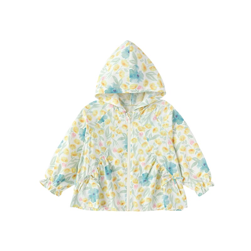 巴拉巴拉外套女童微皱抽褶防晒服